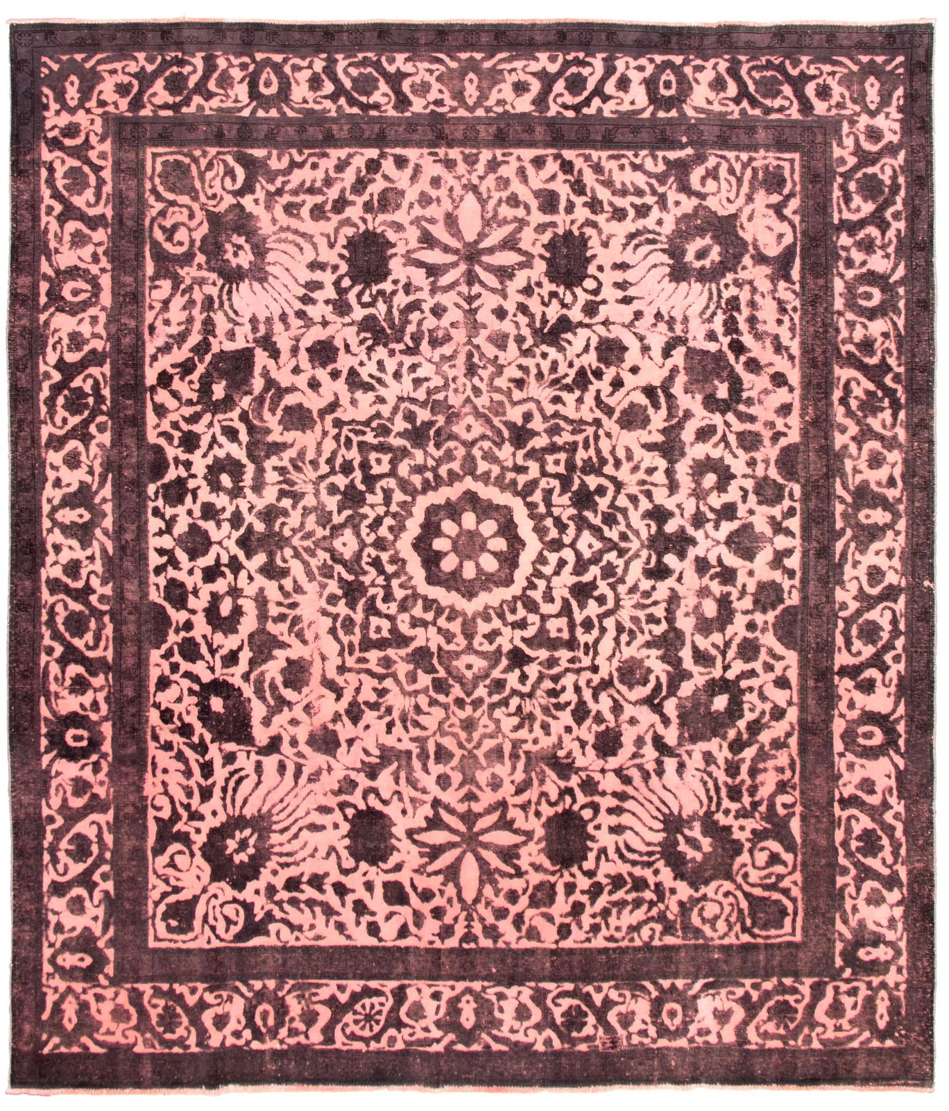 Traditional Salmon Hand-knotted Area Rug 9’8″ x 11’2″ Oriental Carpet