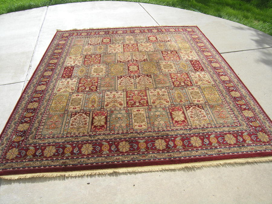 Excellent Vintage Karastan Bakhtiyari 2200-202 8’8″x10 ft 104×120″ Soak Washed