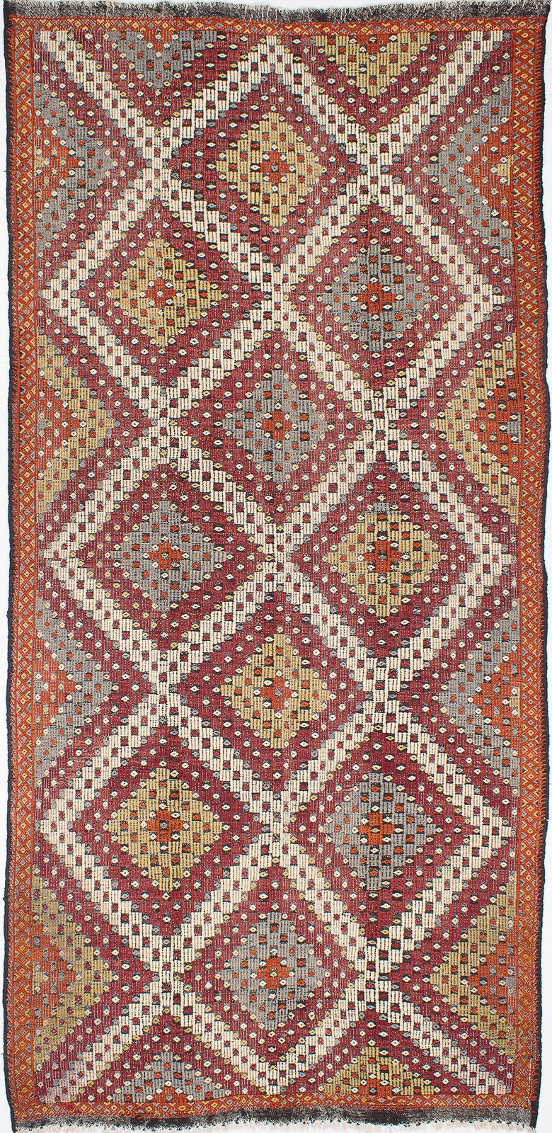 Vintage 5’6″ x 11’8″ Traditional Wool Hand Woven Oriental Area Rug