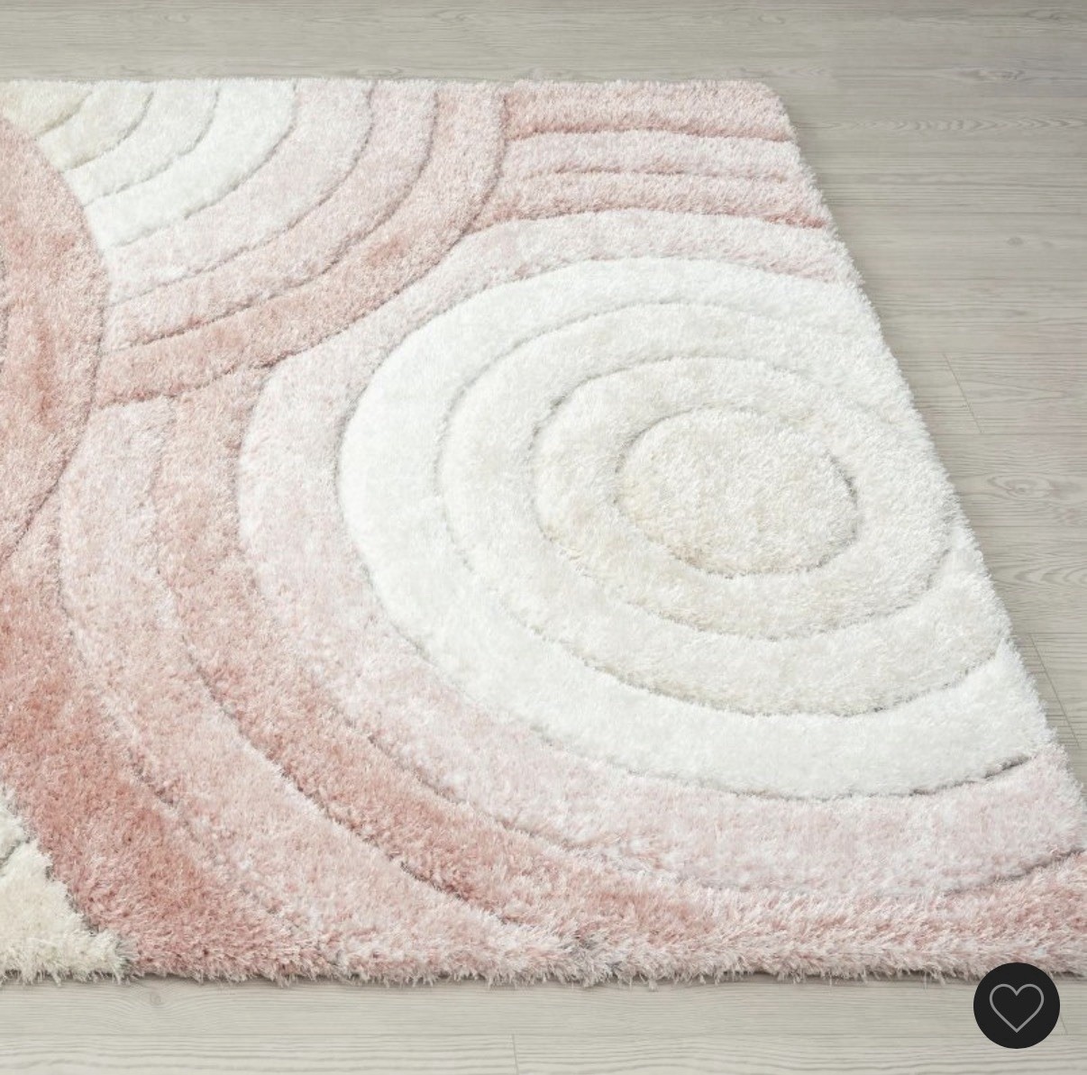 Popular Luxe Weavers Shag Geometric Area Rug, Sold Out at Target, PINK 5 by 7