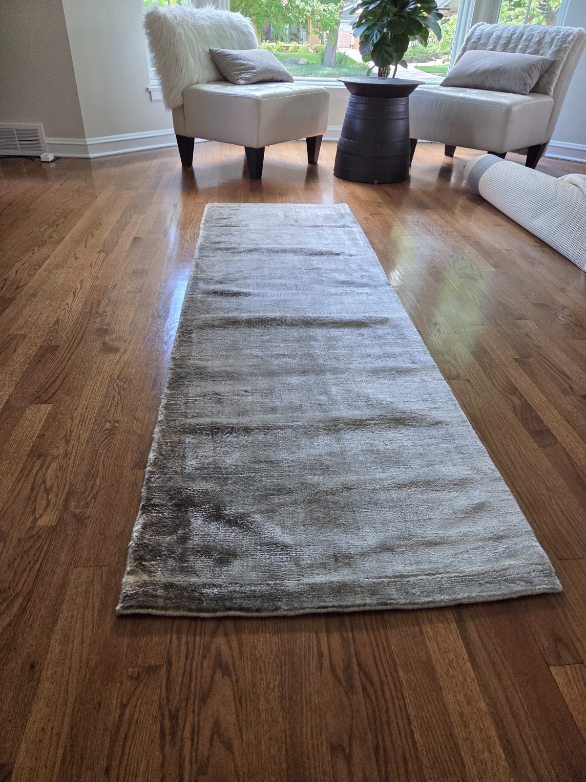 Bashian bamboo silk rug by Bashian Rug – Oyster color