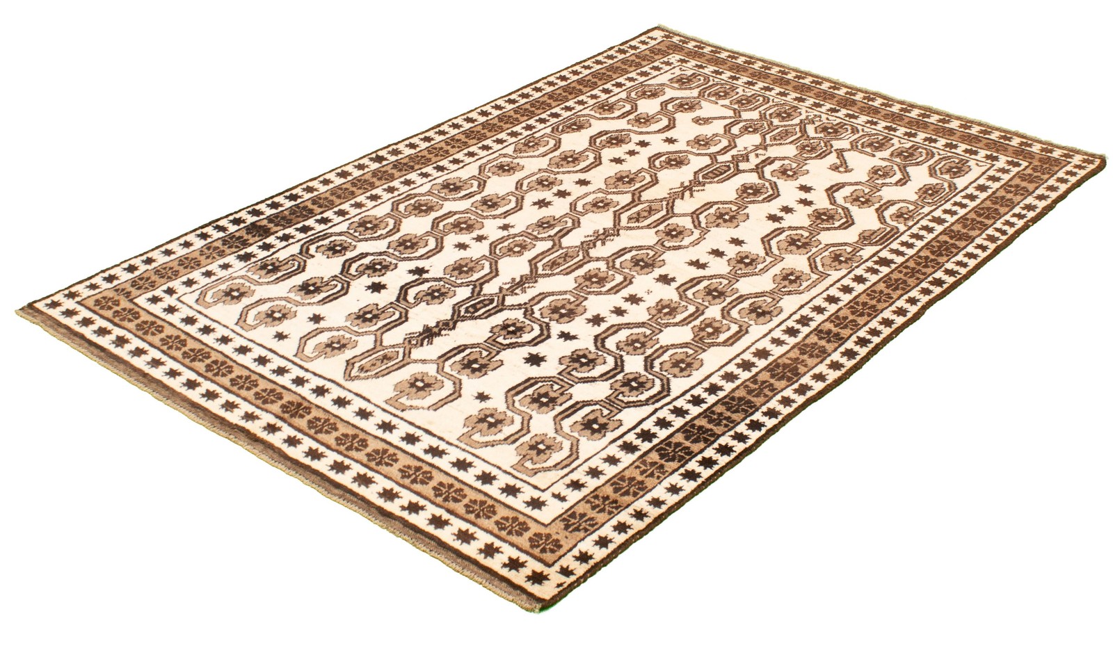 Traditional Vintage Hand-Knotted Oriental Carpet 5’6″ x 8’6″ Wool Area Rug