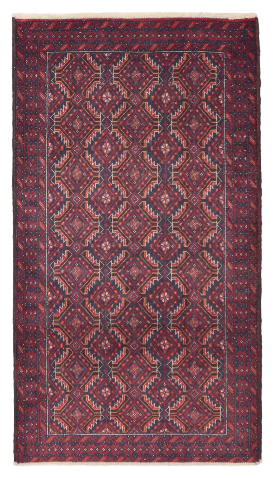 Vintage Traditional Hand-Knotted Area Rug 3’2″ x 5’10” Oriental Wool Carpet