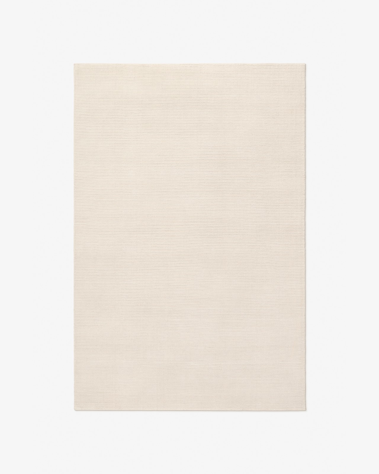 Nordic Knots Grand Wool Rug Almond Cream Minimalist Luxury Area Rug