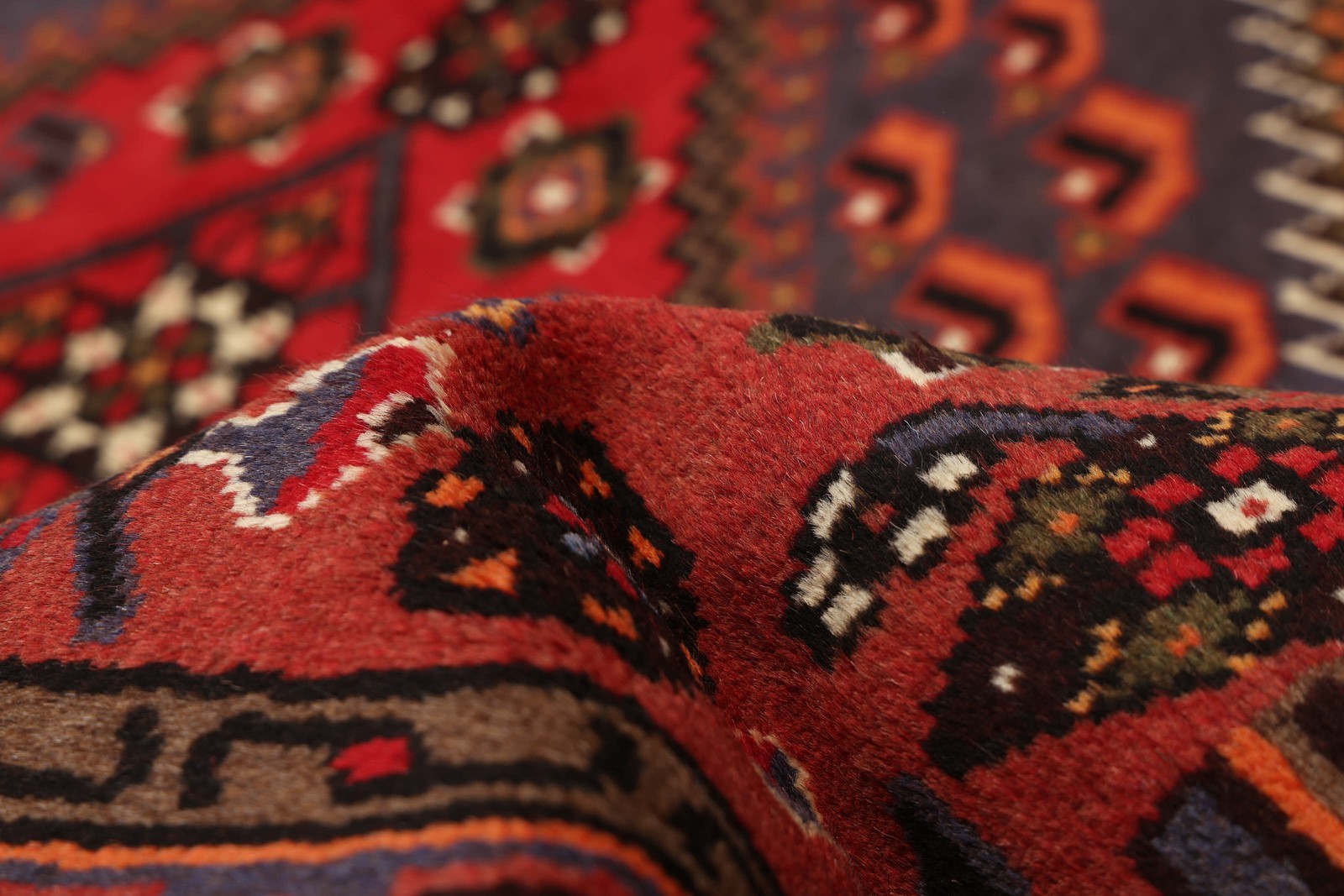 Vintage Traditional Hand-Knotted Area Rug 3’3″ x 4’9″ Oriental Wool Carpet