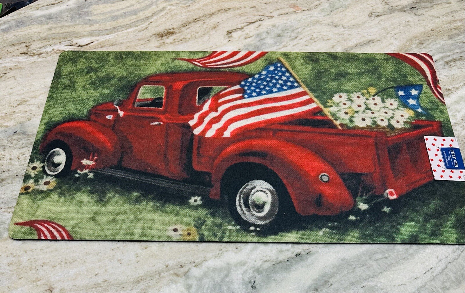 Hobby Lobby Indoor/Outdoor July 4 Rug:29.5x17Inches/Seasonal / Holiday-ShipN24Hr