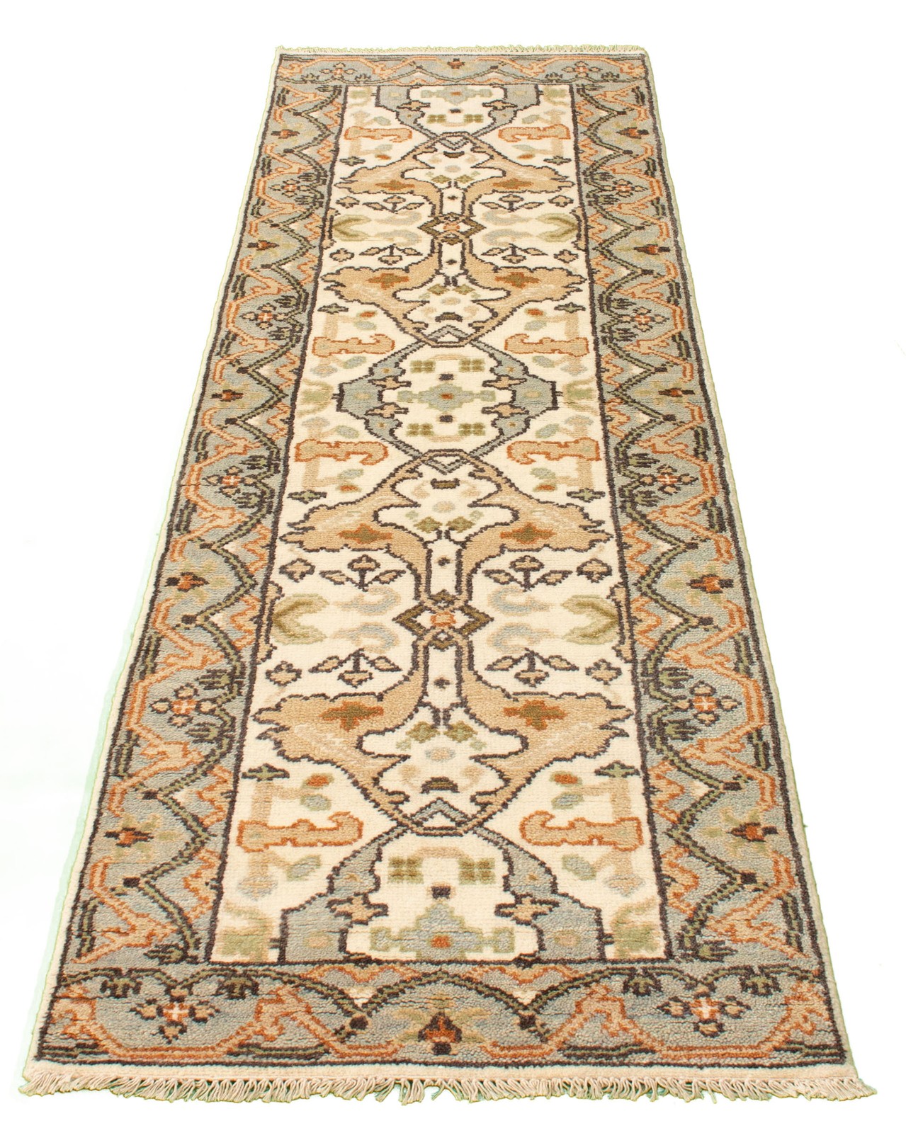 2’8″ x 7’11” Vintage Hand-knotted Runner Rug Traditional Oriental Wool Carpet