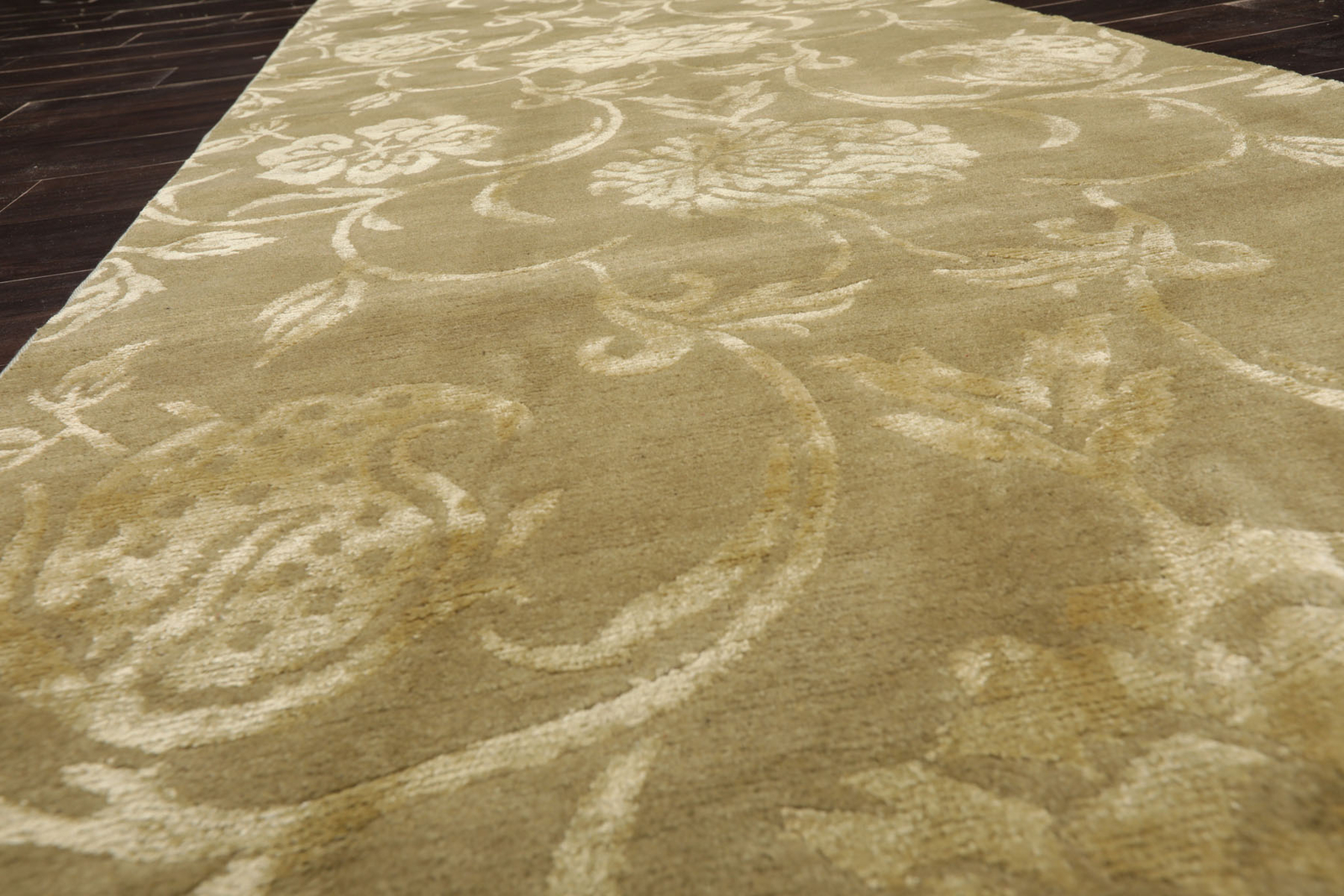 Michaelian & Kohlberg 2’11”x11’10” Runner Hand Knotted Tibetan Wool & Silk Rug