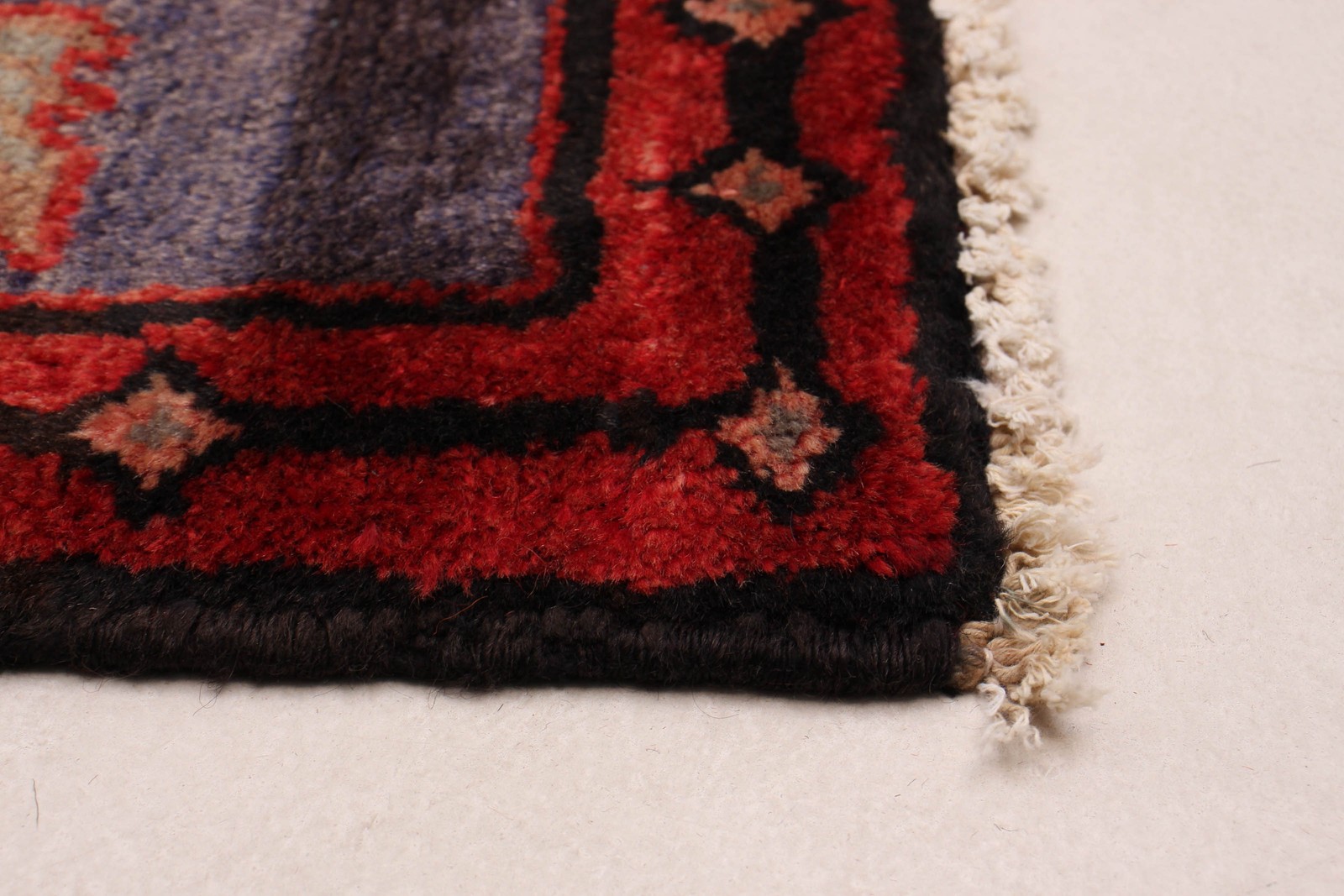 3’7″ x 10’2″ Vintage Hand-knotted Runner Rug Traditional Oriental Wool Carpet