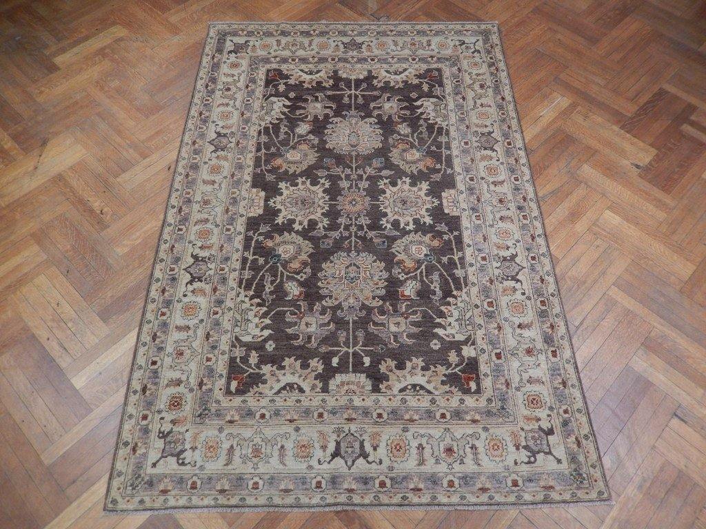 Twin 6×9′ Brown Chobi Peshawar Rug 22727