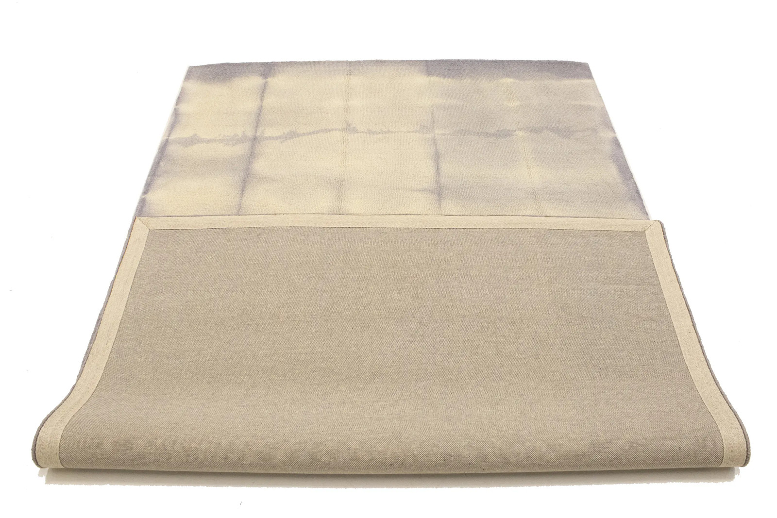 Mauve Abstract Tie-Dye Design 5X8 Hand-Tufted Modern Rug Kids Bedroom Carpet