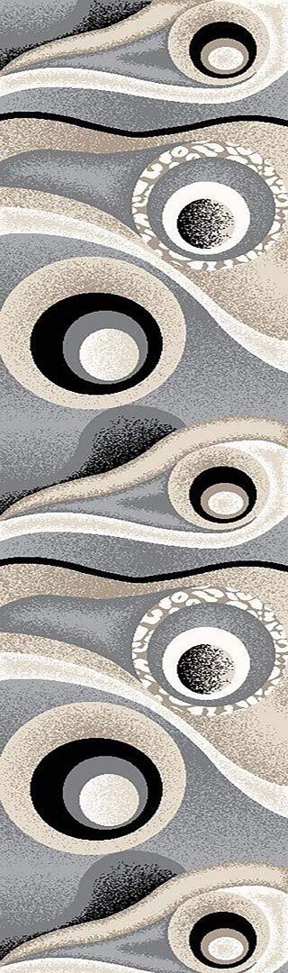 Premium Carved Modern Contemporary Abstract Rug 1504 2’7×7’4 sand beige