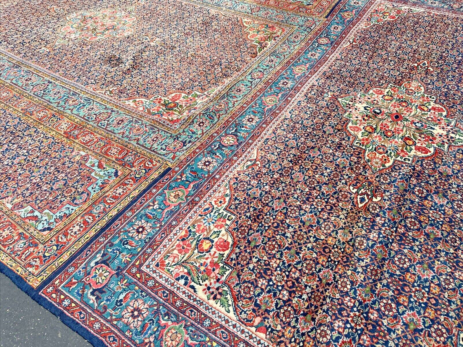 Auth: Antique Tabrize RARE Triclinium UNIQUE Organic Wool Beauty 10×14 NR