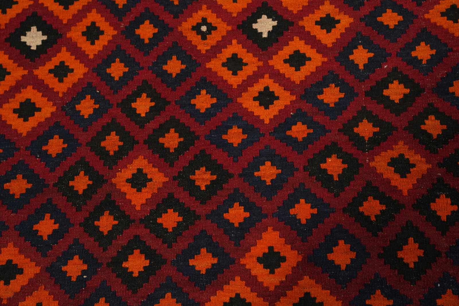Vegetable Dye Hand Woven Kilim Large Rug 9×15 Ft Tribal Oriental Wool Carpet