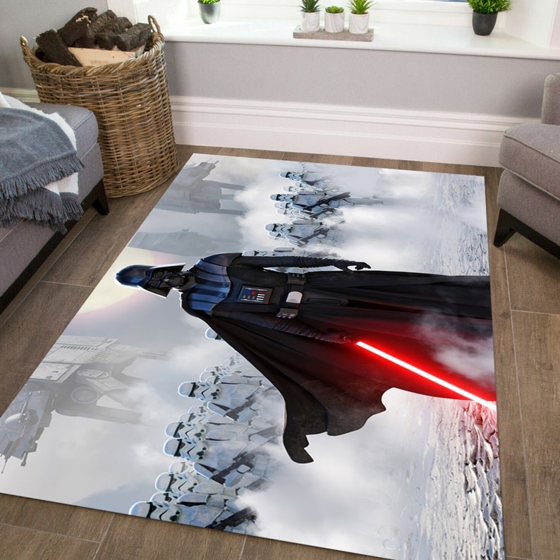 Darth Vader Rug,Custom Rug,Starwars Rug,Yoda,Movie Rug,Livingroom rug,Teenagers