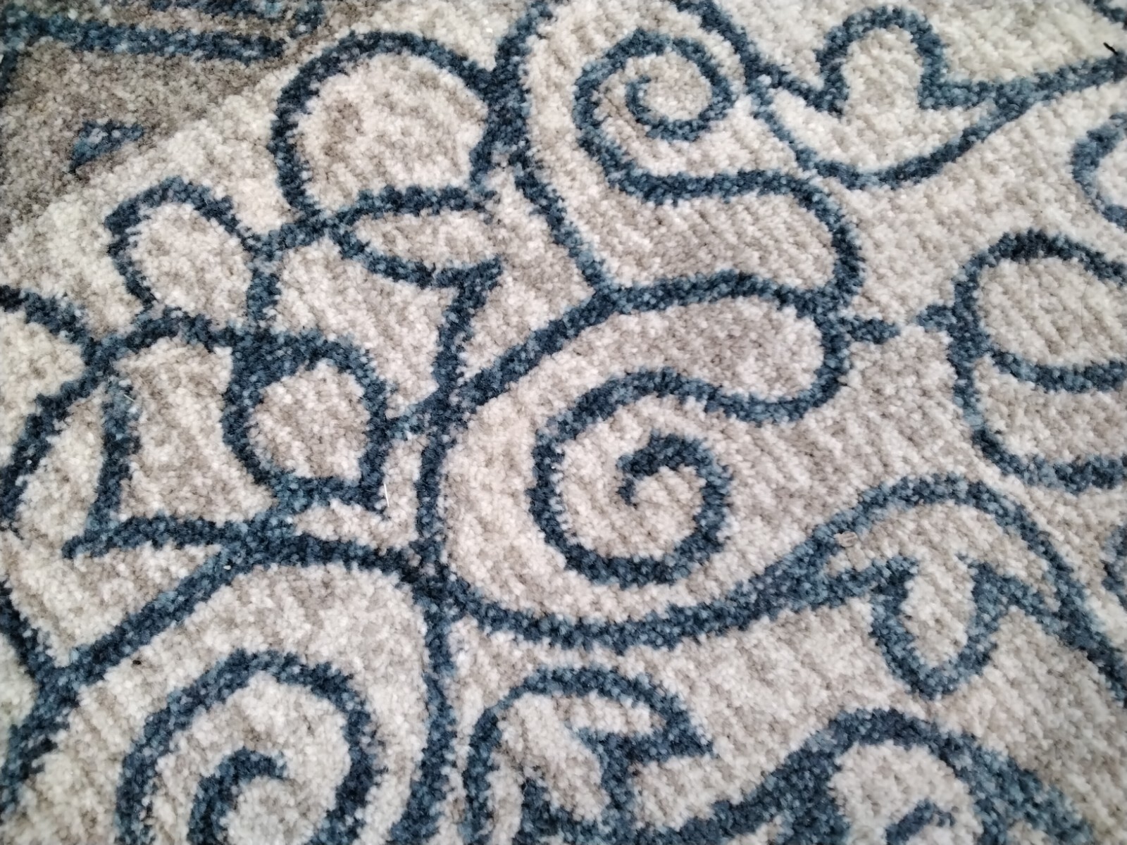 LIGHT GREY / BLUE 11′ X 15′ Damaged Rug, Reduced Price 1172727117 SOF365A-1115