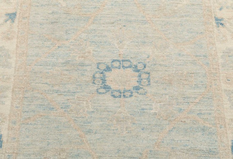 2.10 x 7.10 ft Hand Knotted Oushak Runner