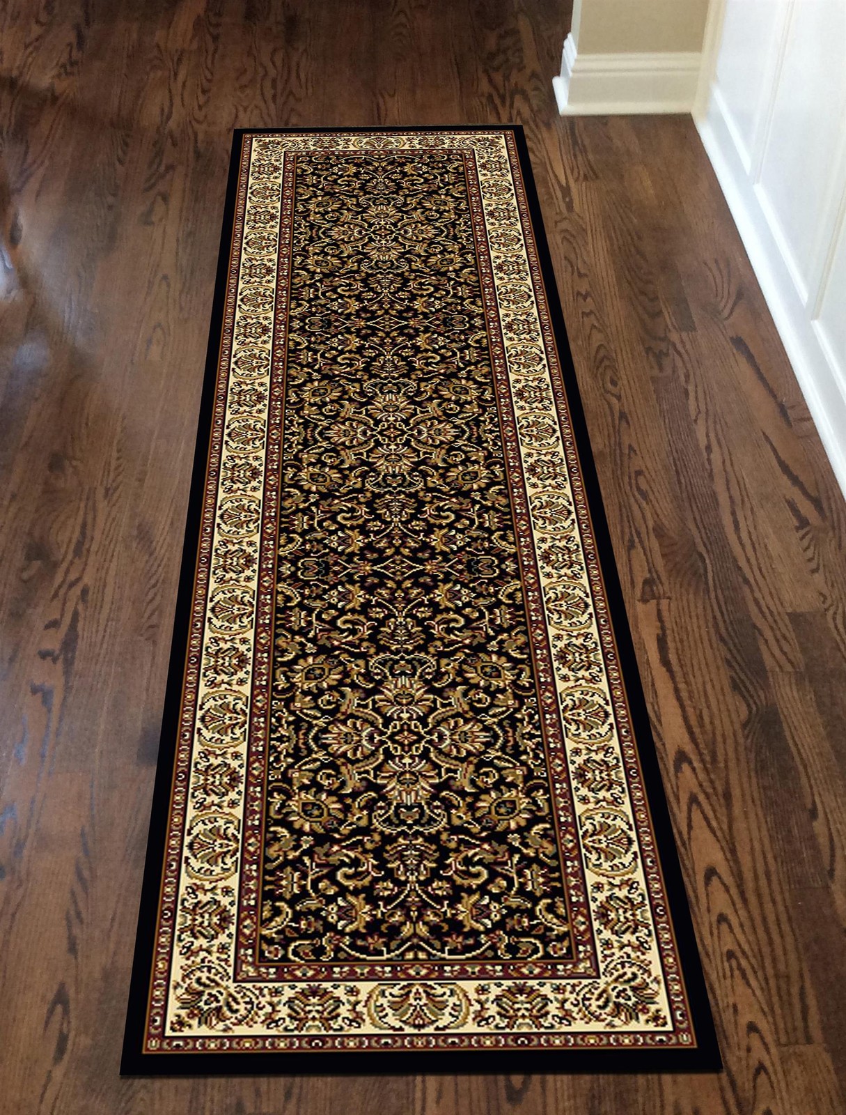 Radici USA Noble Traditional Oriental Floral 2’2″ x 8′ Rectangular Polypropyl…