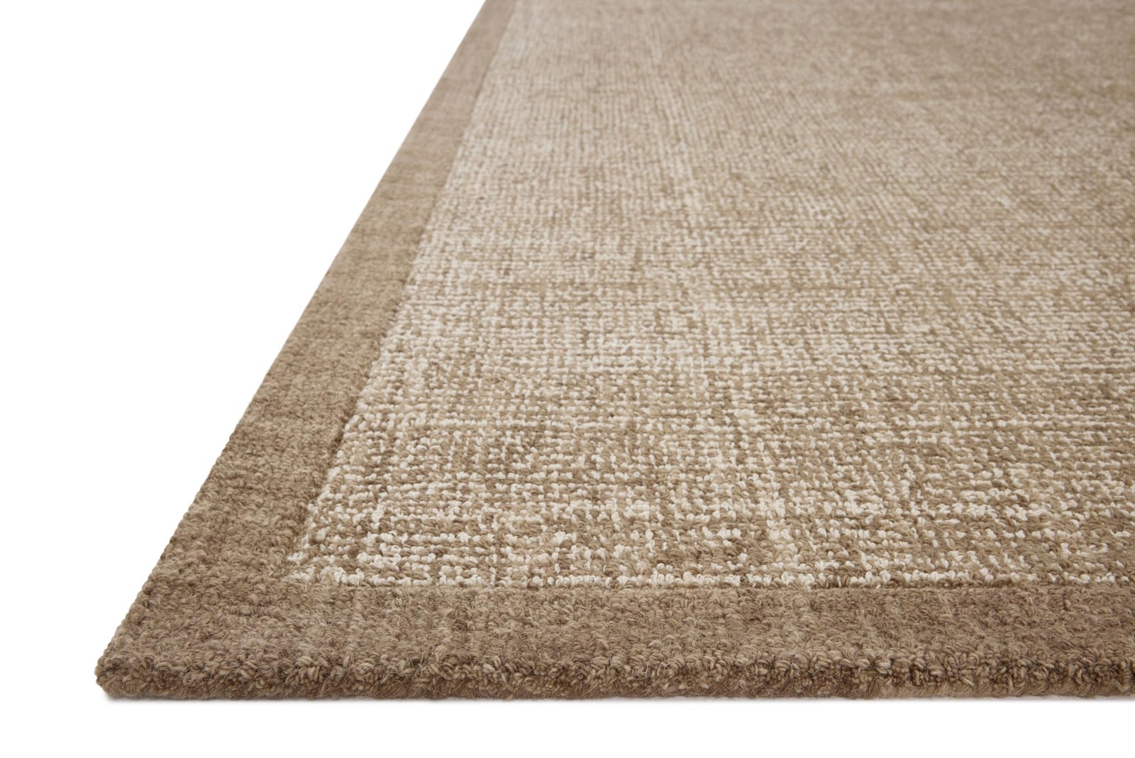 Loloi Magnolia Home Henley Ivory/Brown 2′-6″ x 9′-6″ Runner Rug