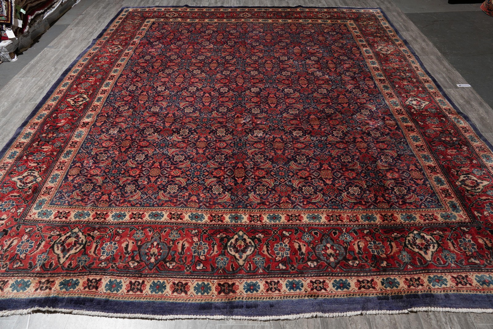 10 x 13 Old Perrsian Herrati Mahaal Rug #F-4116