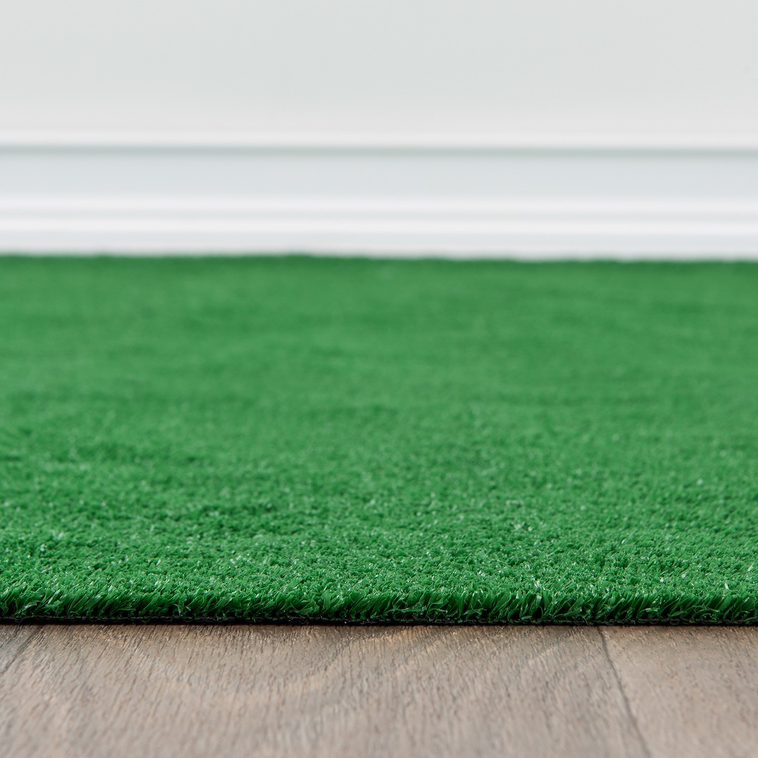 Rugshop Outdoor Rug Artificial Turf Solid Grass Outdoor Carpet Green Rugs 4’x6′