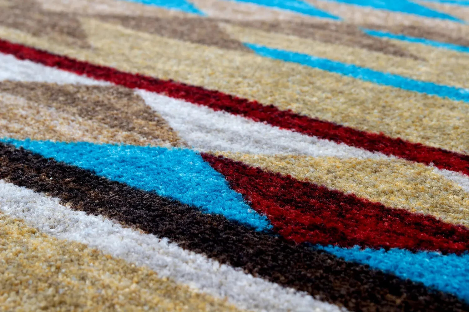 Sallisaw Mesa Tan Diamond Southwestern Lodge Country Farmhouse Area Rug 8’x11′