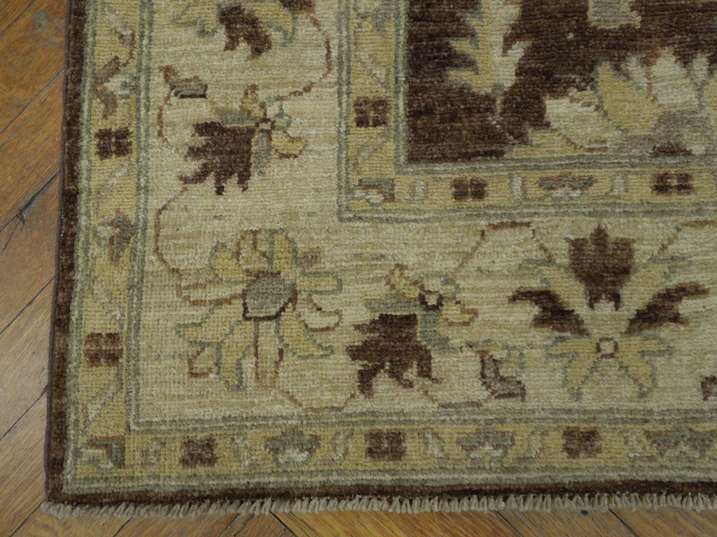 5′ x 6′ Lisbon Brown Chobi Peshawar Rug #PIX-20196