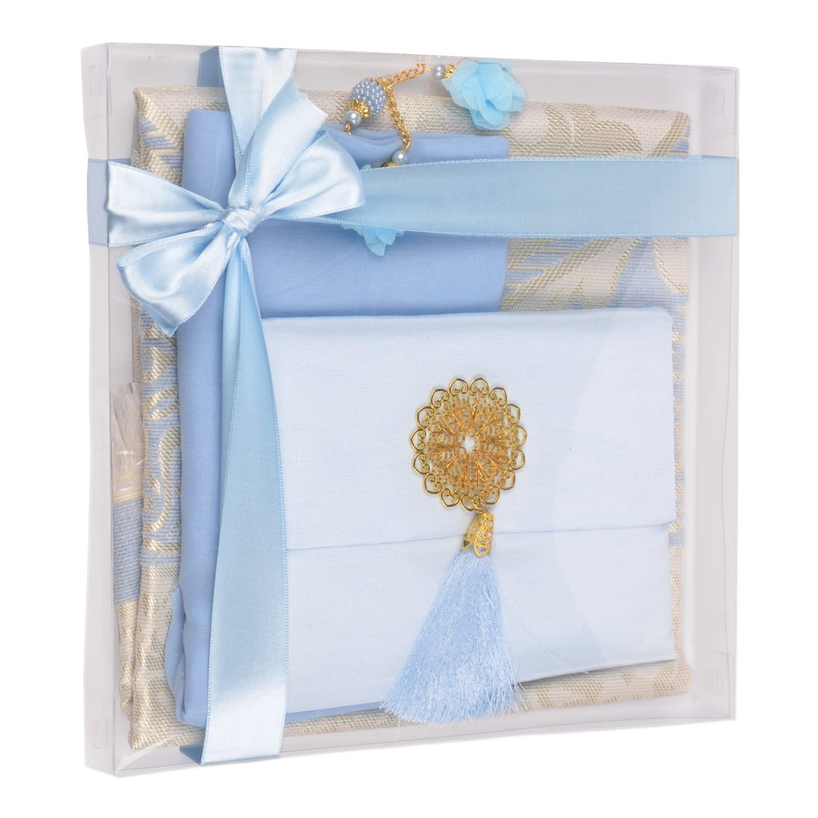 BABY SHOWER CHOCOLATE Prayer Rug Islamic Gift Set, Velvet Prayer Mat, Prayer …