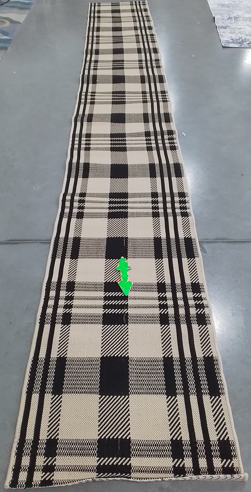 BLACK / BONE 2′-3″ x 16′-0″ Damaged Rug, Reduced Price 1172802766 CY6201-216-216