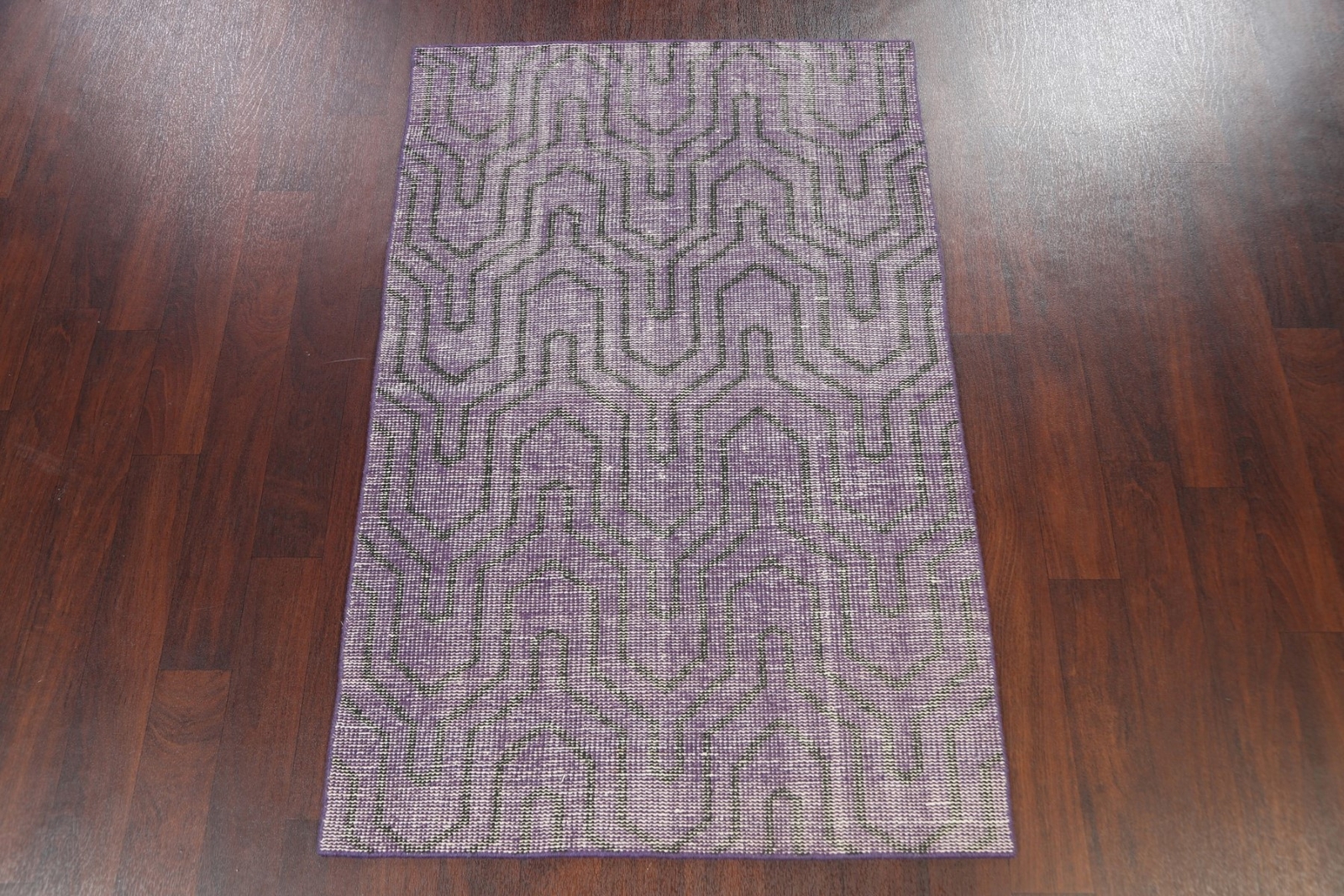 Handwoven Luxury Hand-Knotted Moroccan Indian Area Rugs Purple Carpet 4×6 ft