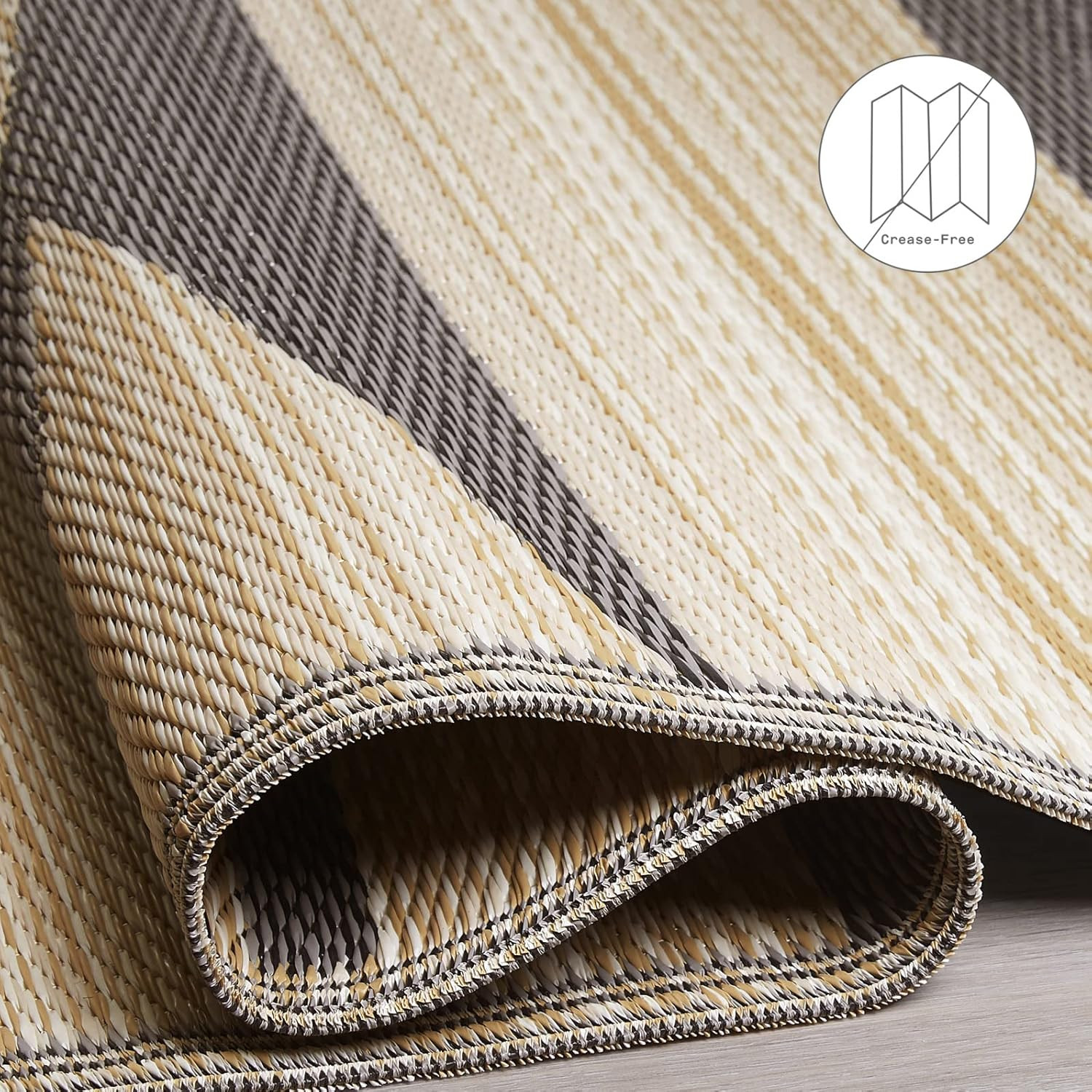 Outdoor Rug – Waterproof, Fade Resistant, Crease-Free – Premium Recycled Plastic
