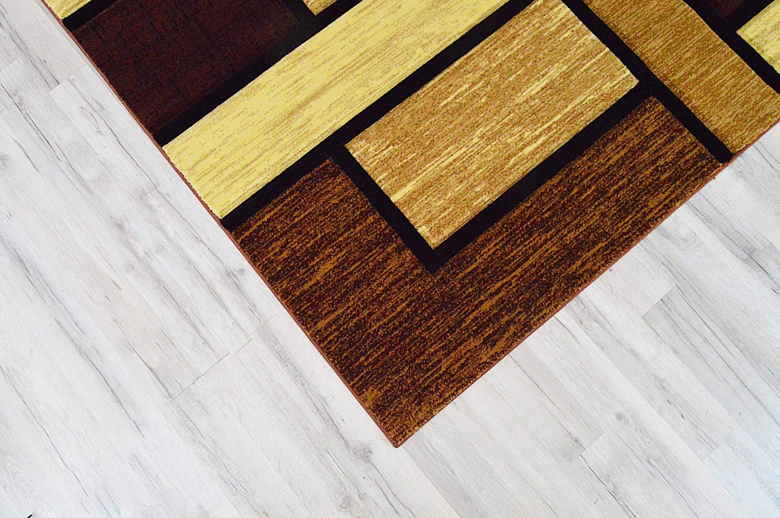 Premium Carved Modern Contemporary Abstract Rug 3995 Brown Beige 2’7”x4′