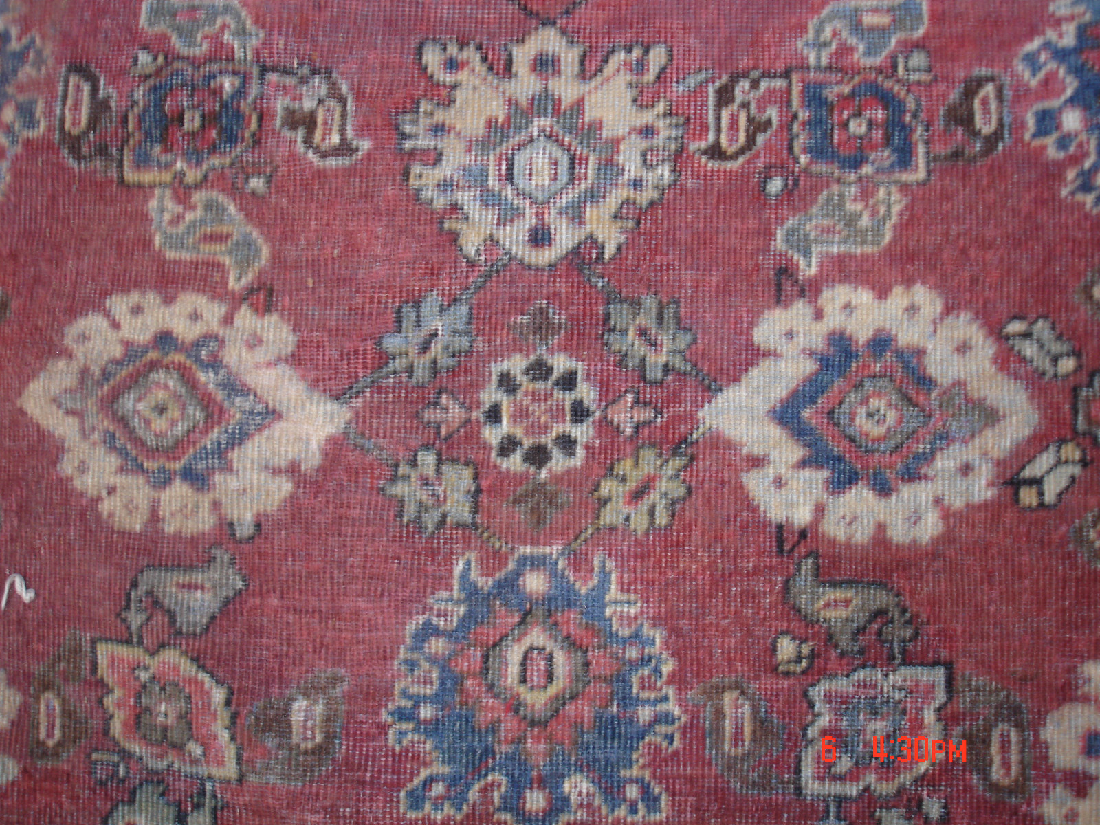 Antique hand knotted Tribal Rug One Of The Kind 120 Years Old