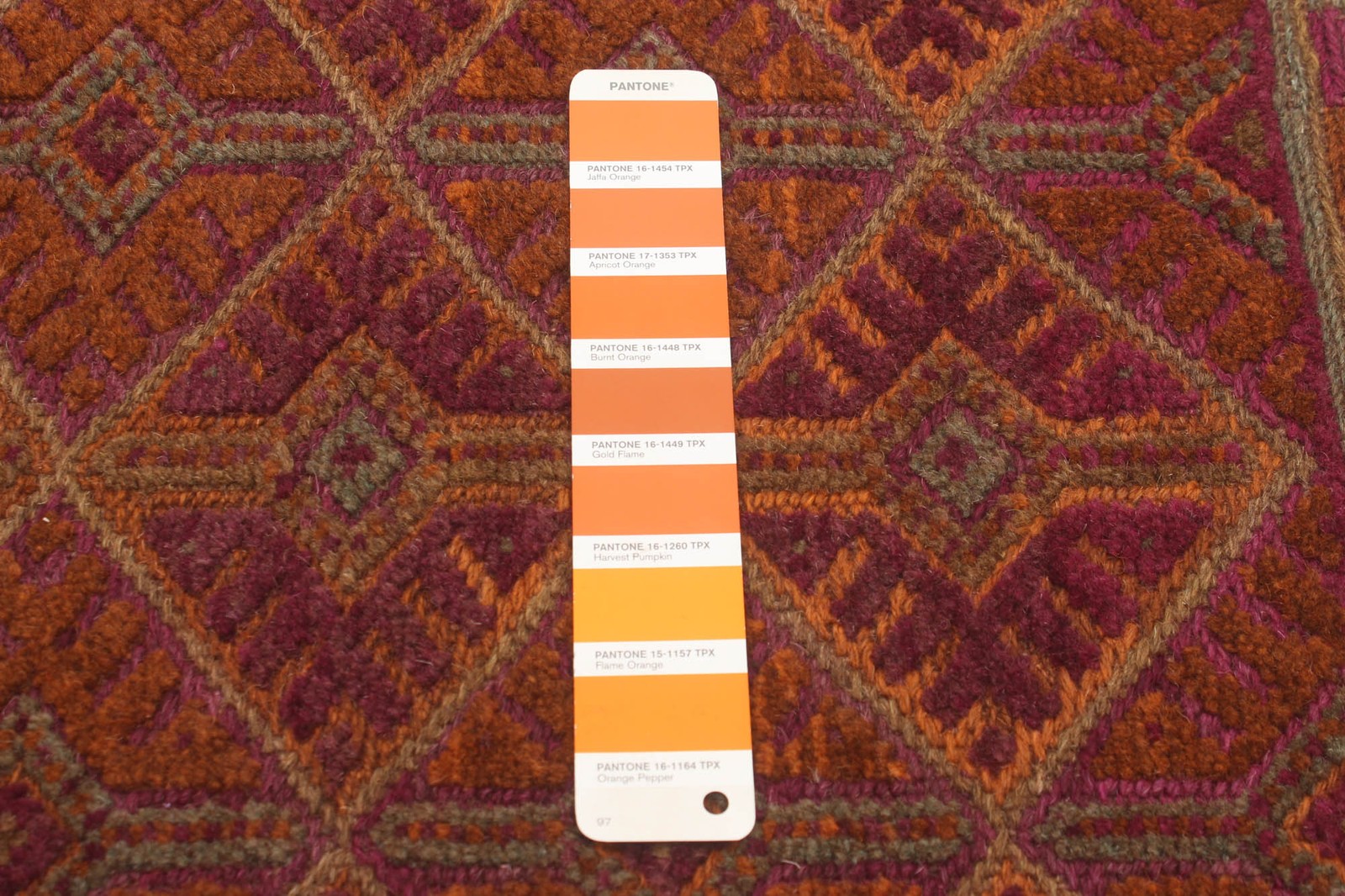 Traditional Burnt Orange Hand-knotted Area Rug 3’9″ x 4’2″ Oriental Carpet