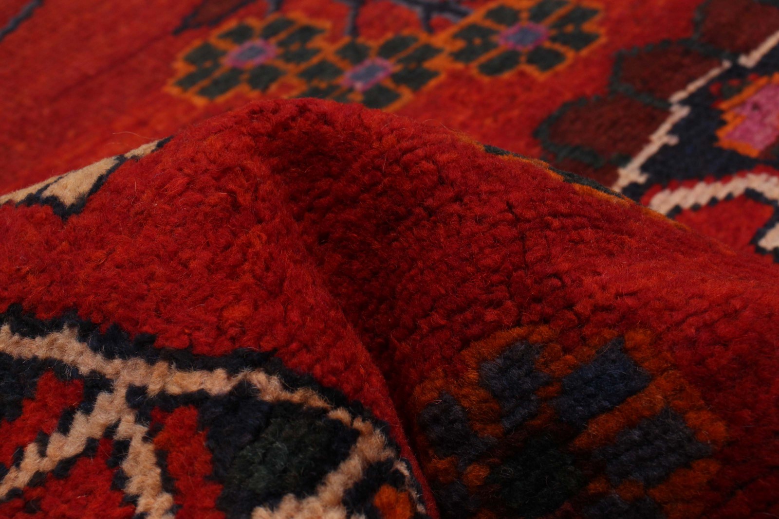 Vintage Hand-knotted Runner Rug 4’3″ x 13’4″ Traditional Oriental Wool Carpet