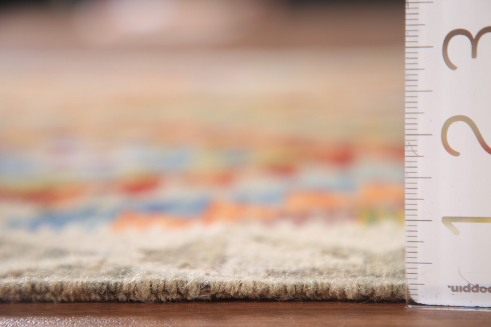 Geometric Wool Kilim Oriental Rug 4×6 South-western Flat-Weave Reversible Carpet