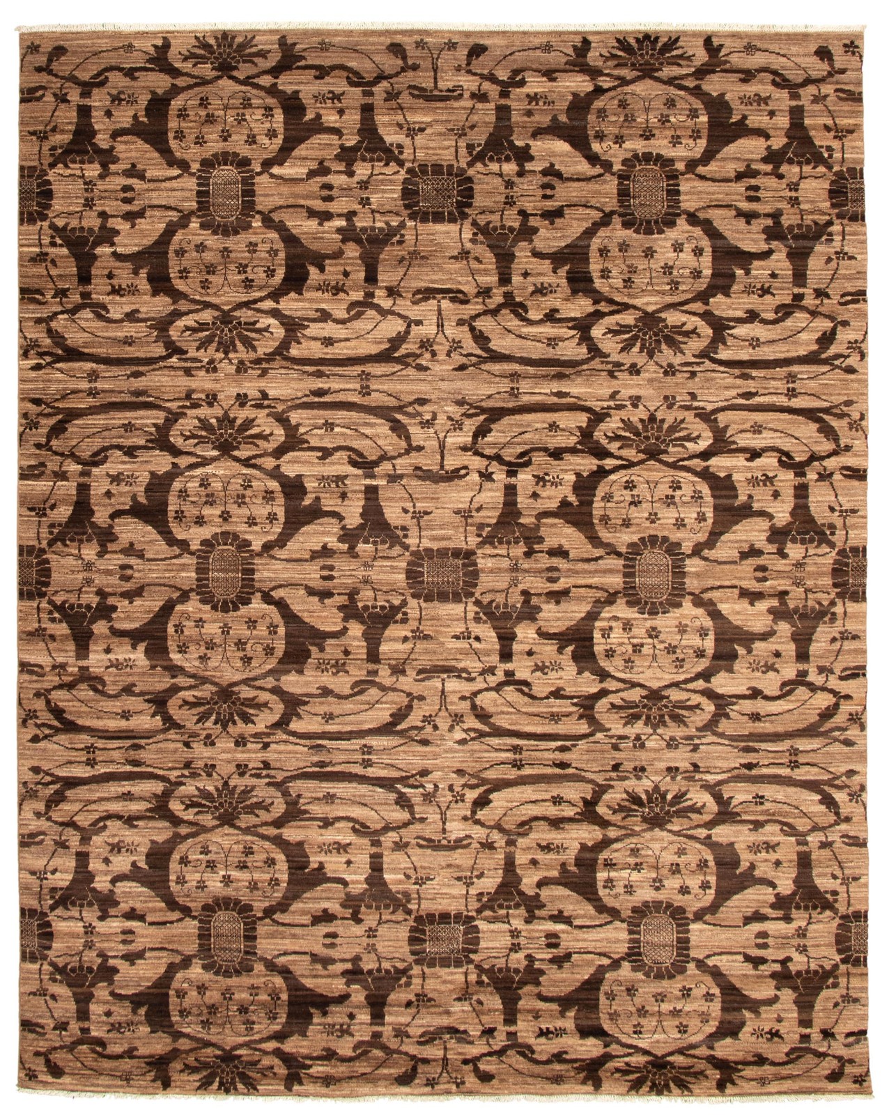 Traditional 8’1″ x 10’0″ Oriental Area Rug Hand-Knotted Wool Carpet