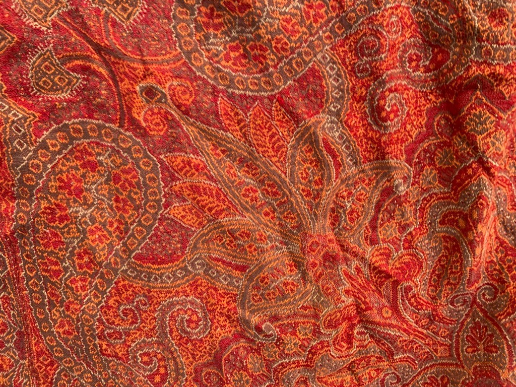 Vintage Paisley Shawl, 100 % Pure Woolen Scarf, Woolen shawl, Women Shawl 4×4 ft