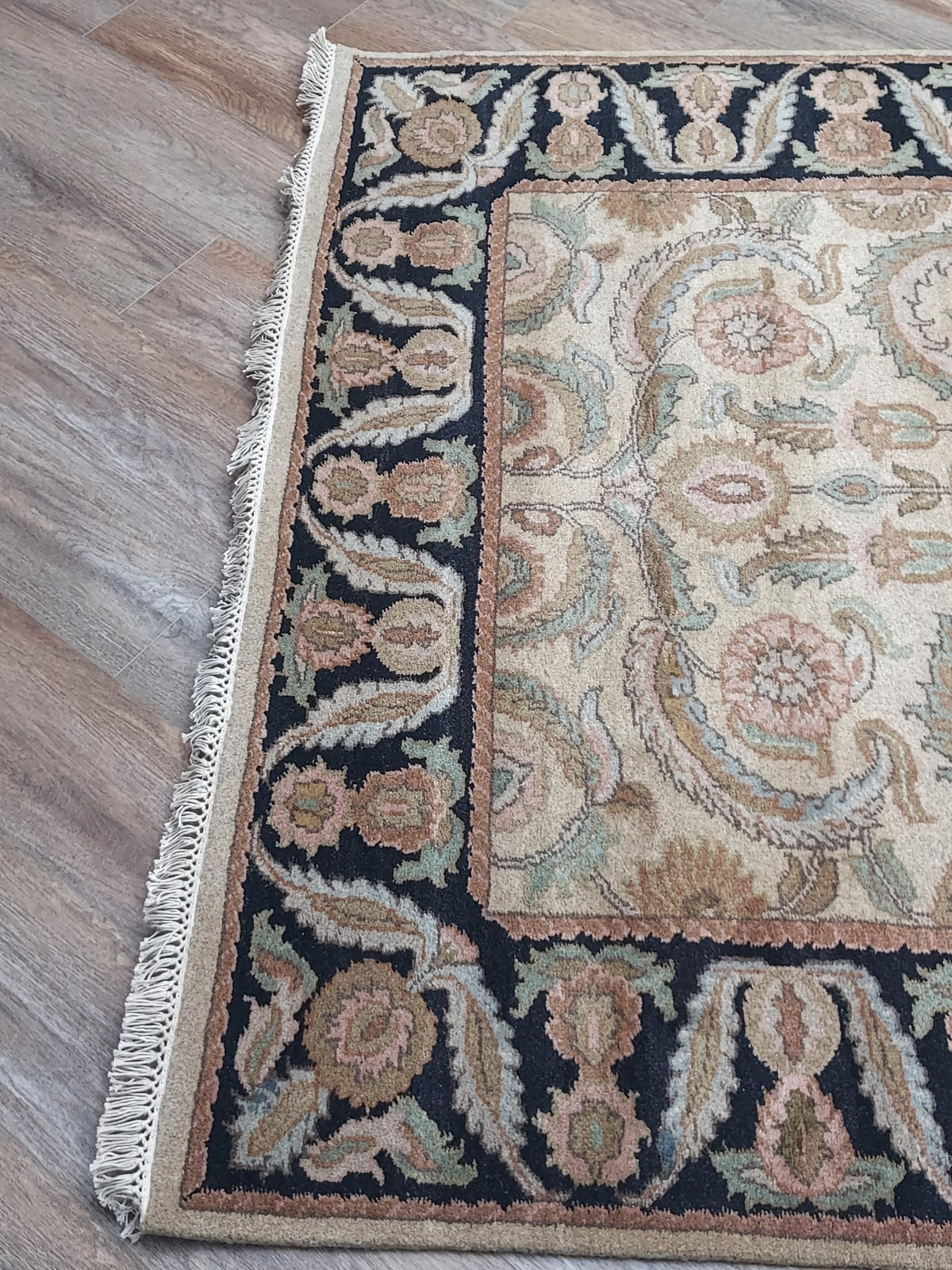 Turkish Hand Made Bohemian Oushak Contemporary Design, Turkish Rug 5×13 Ft