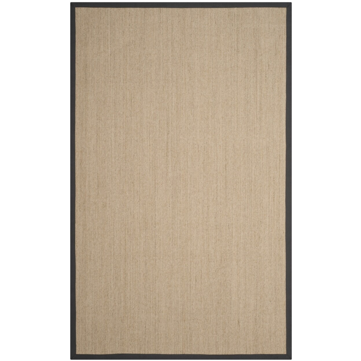 SAFAVIEH Natural Fiber NF131B Natural /Dark Grey Rug