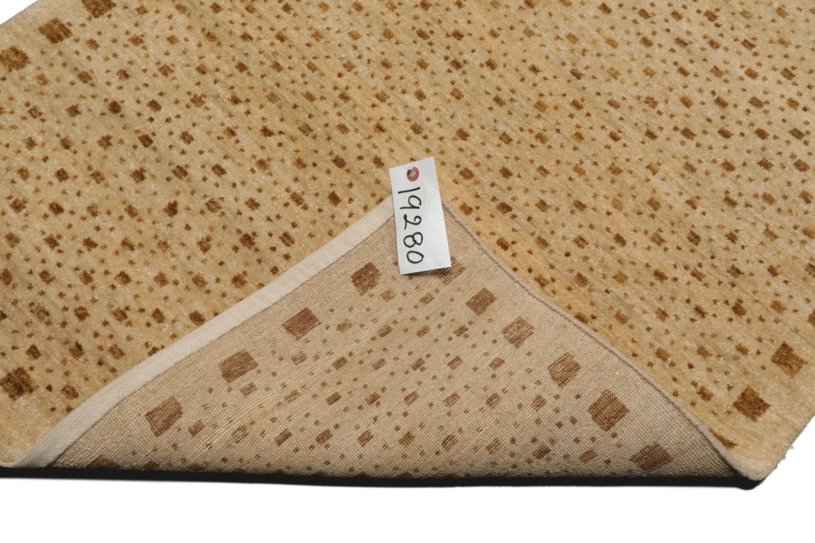 3×5 Hand Knotted LoomBloom Wool Beige Gabbehh Modern 250 KPSI Rug