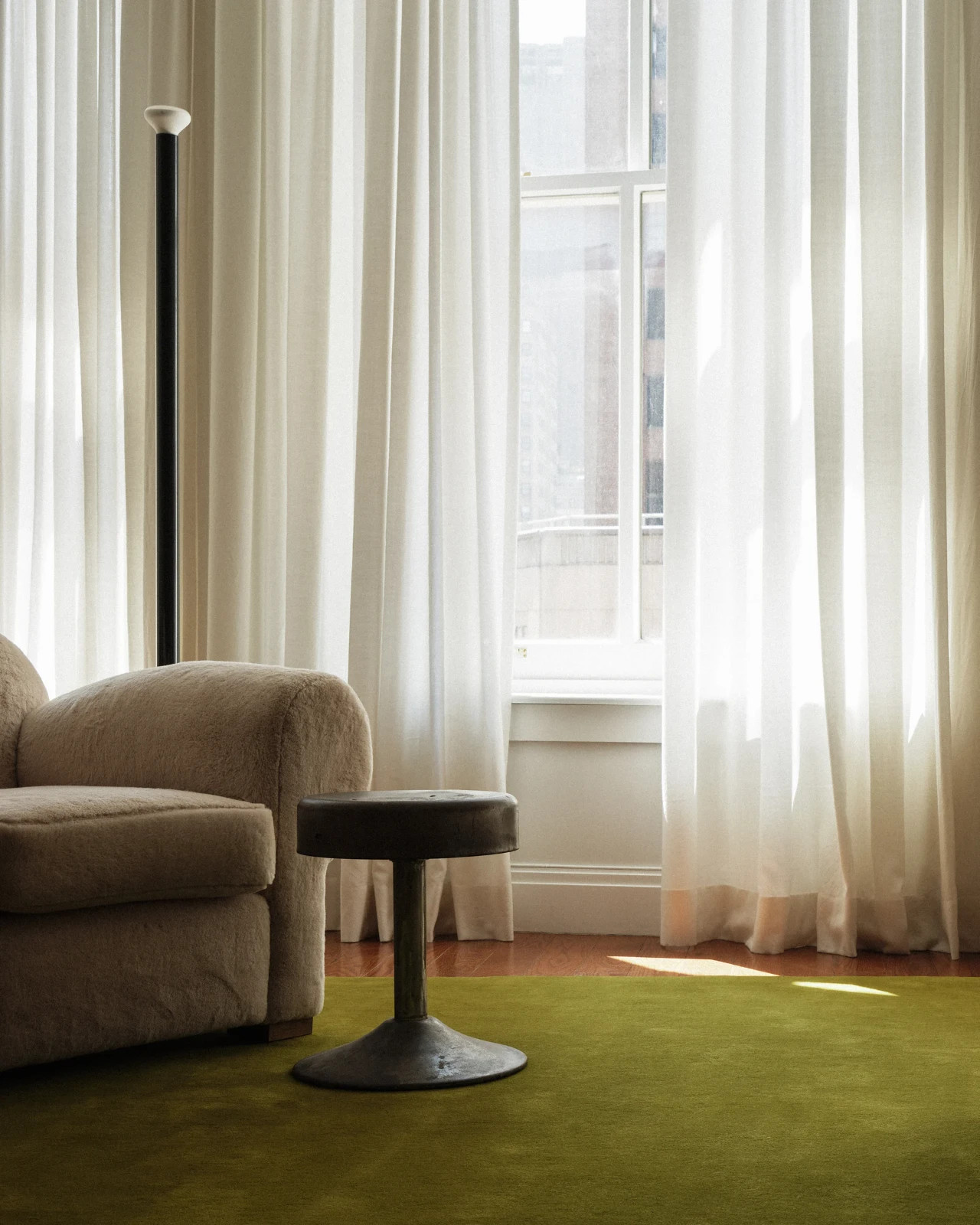 Nordic Knots Grand Milano Green Wool Rug Hand Tufted Olive Moss Carpet