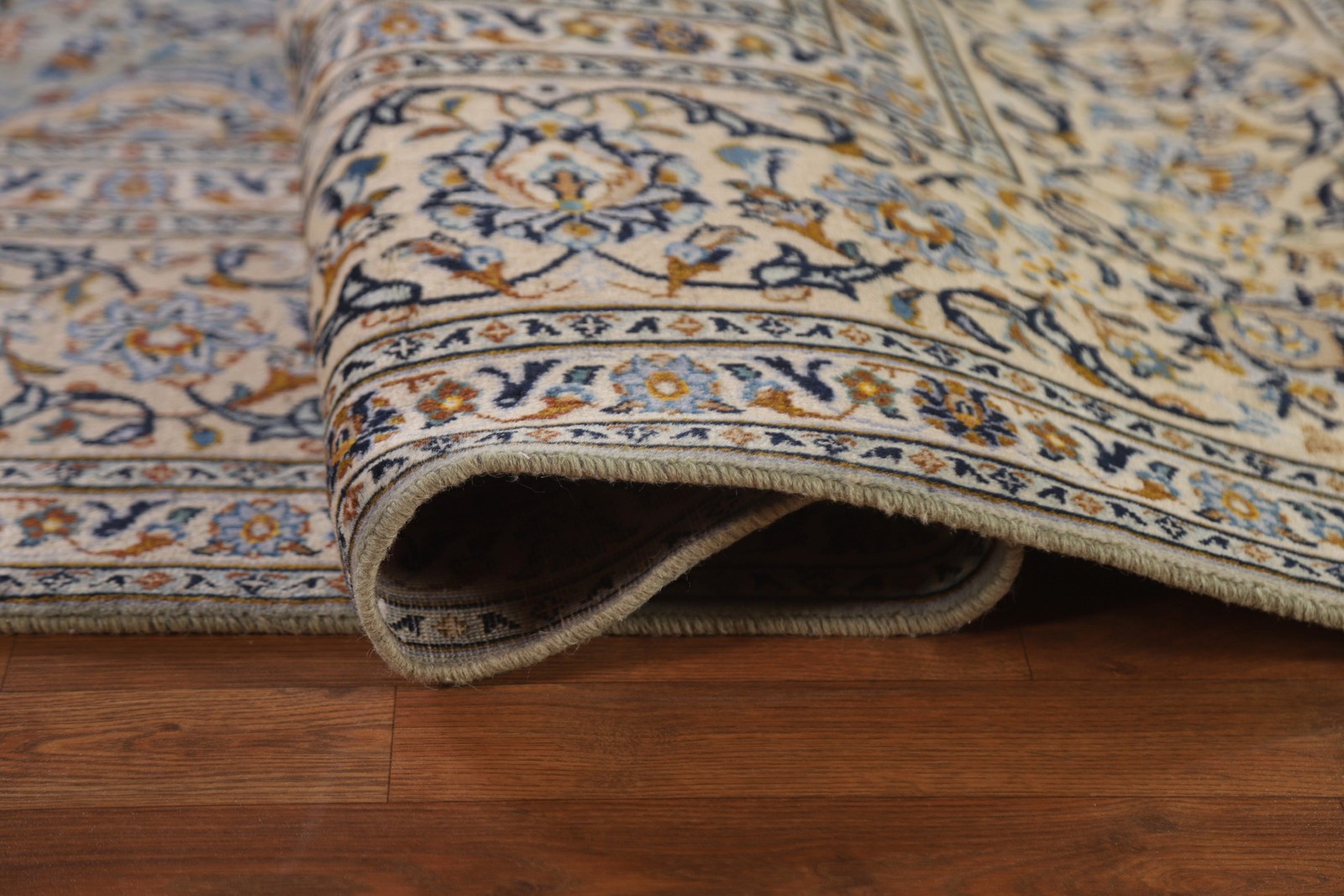 Sage Green Room Size Rug 9×13 Medallion Hand-made Wool Classic Vintage Carpet