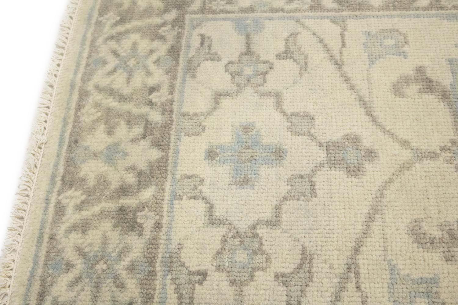 2×3 Muted Ivory Floral Design Chobi Rug Oriental Home Office Decor Carpet