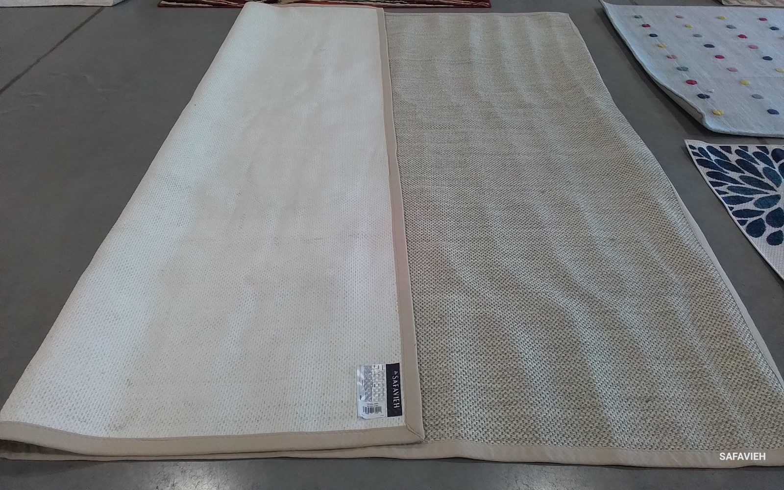 MARBLE / BEIGE 11′-0″ x 11′-0″ Flaw in Rug, Reduced Price 1172778865 NF143C-11SQ
