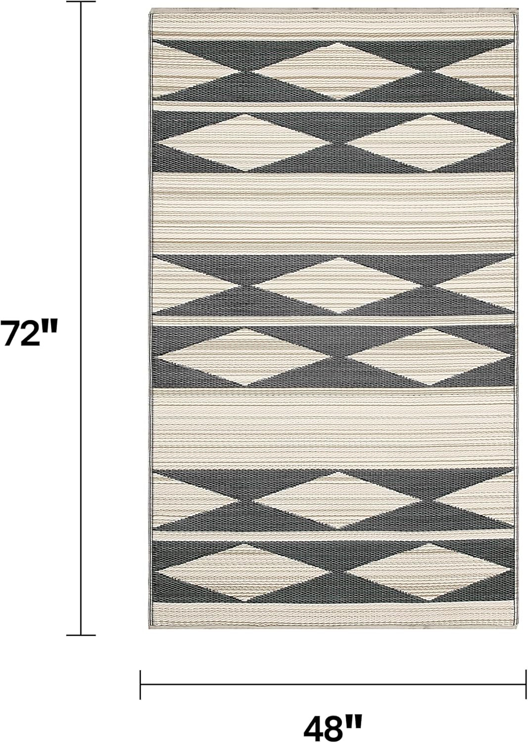 Outdoor Rug – Waterproof, Fade Resistant, Crease-Free – Premium Recycled Plastic