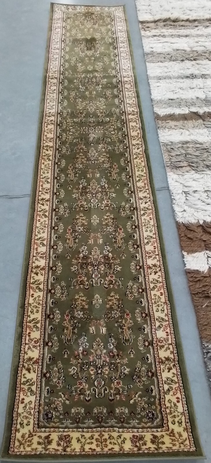 SAGE / IVORY 2′-3″ x 12′-0″ Flaw in Rug, Reduced Price 1172772541 LNH331C-212