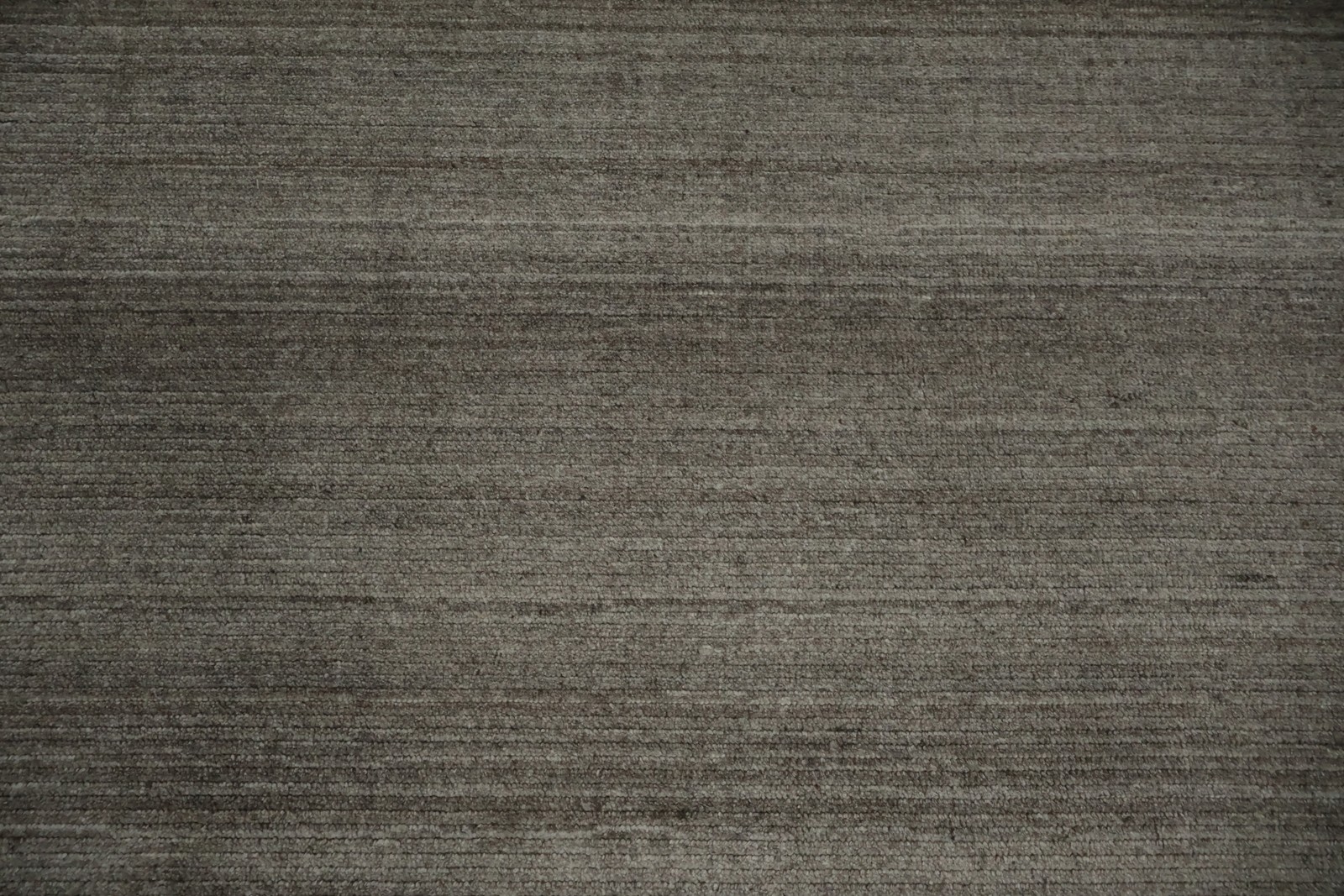 Contemporary Gray Rug Handmade Wool Modern with Subtle Linear Design 4×6