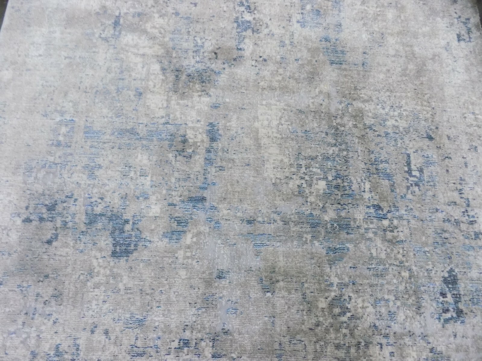 GREY / BLUE 5′ X 8′ Stained Rug, Reduced Price 1172591949 WNTB355F-5