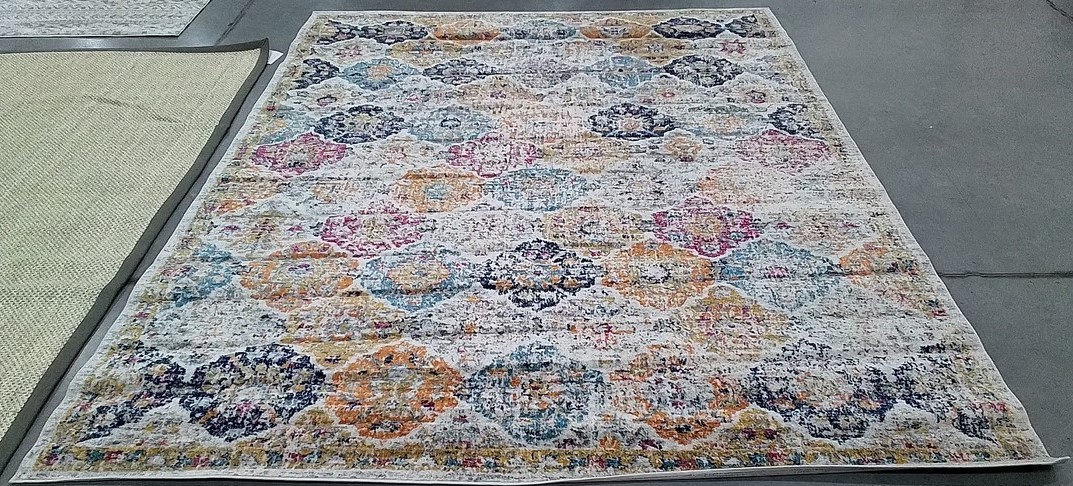 CREAM / MULTI 8′-0″ x 10′-0″ Flaw in Rug, Reduced Price 1172806684 MAD611B-8